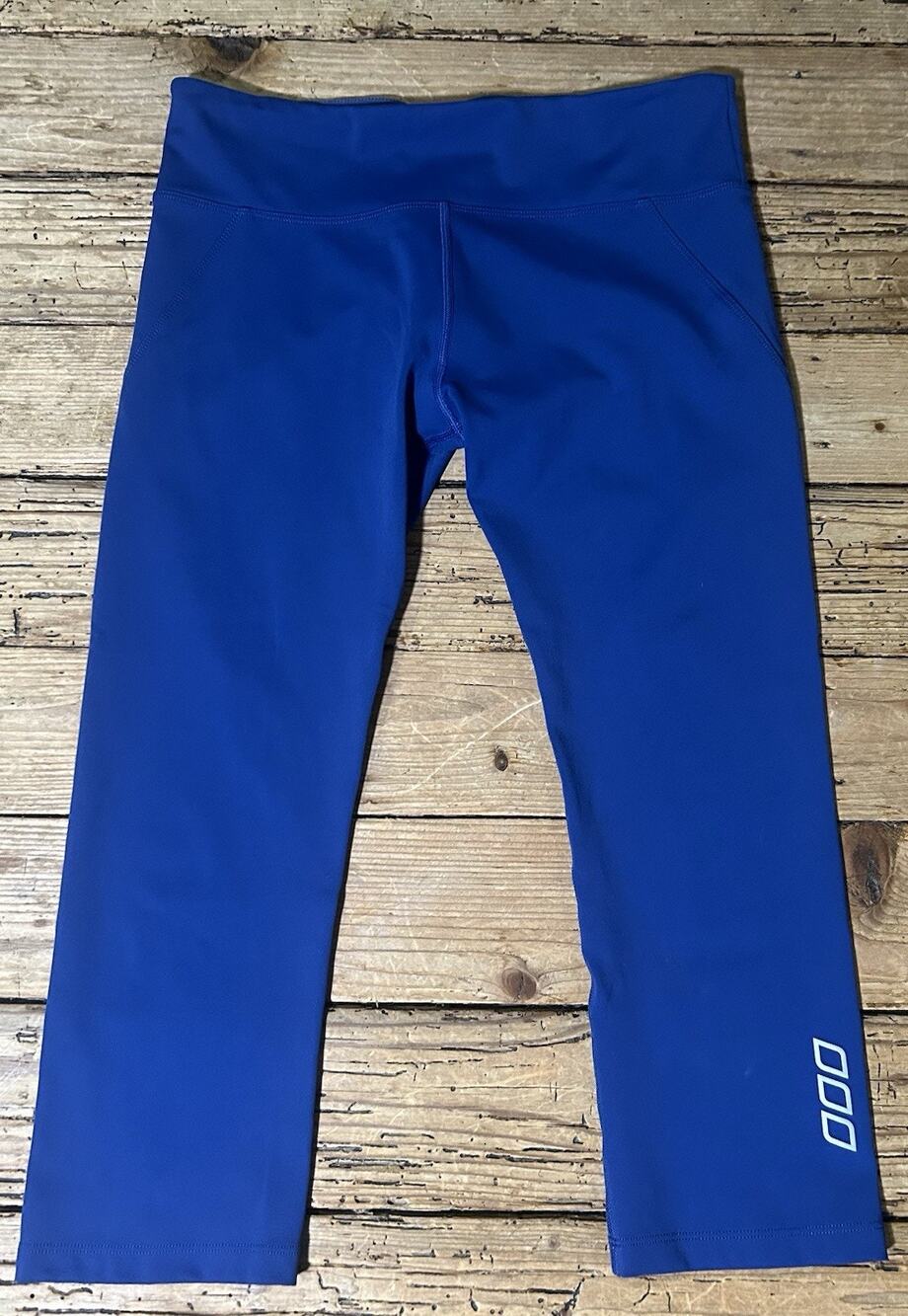 Lorna Jane Women’s Size L Blue Athletic Crop Leggings